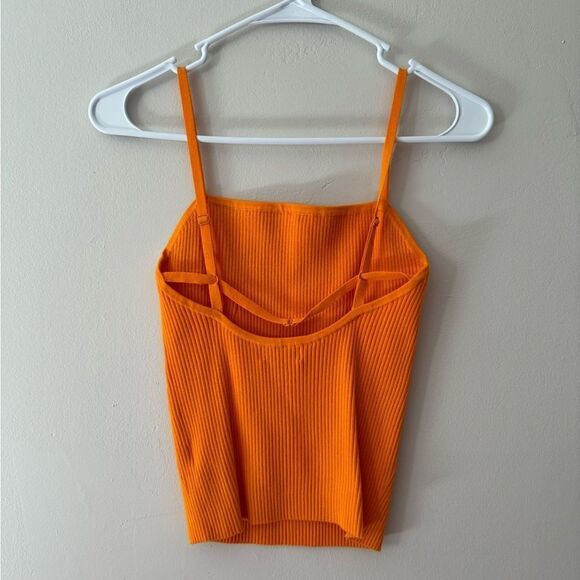 ⭕️ BAILEY /44 Orange Knitted Top Medium NEW - Picture 1 of 4